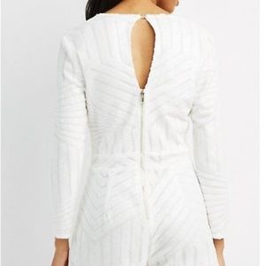 Sequin V-Neck Romper